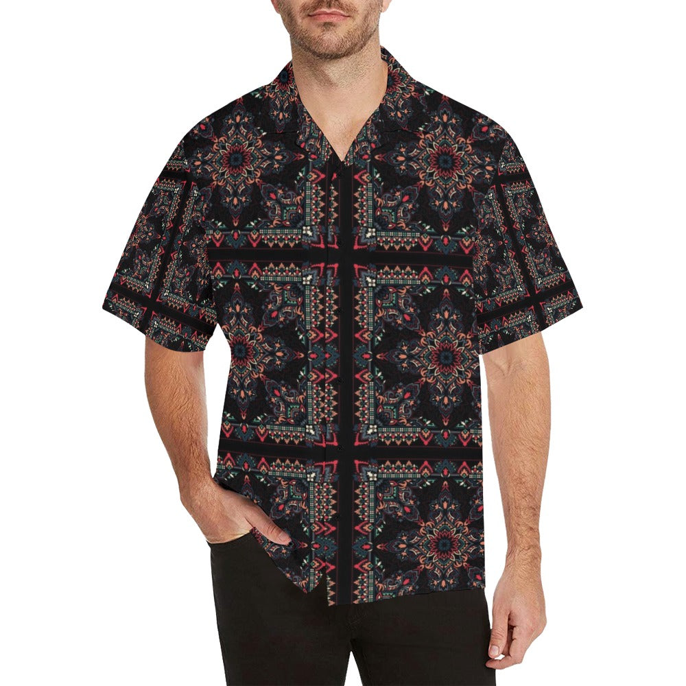 Bandana Print Design LKS307 Men's Hawaiian Shirt