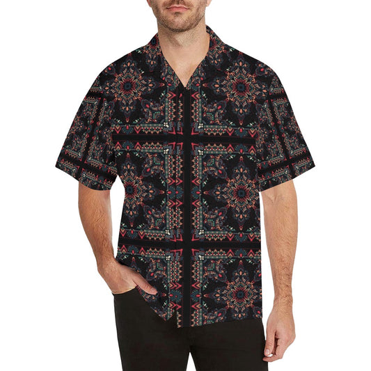 Bandana Print Design LKS307 Men's Hawaiian Shirt