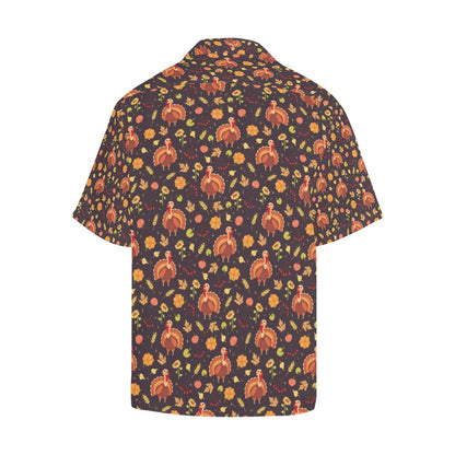 Thanksgiving Print Design LKS305 Men's Hawaiian Shirt