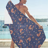 Taurus Print Design LKS304 Beach Towel 32" x 71"