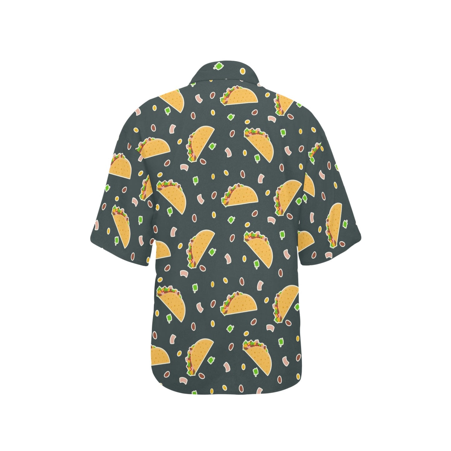 Taco Pattern Print Design TC02 Women's Hawaiian Shirt