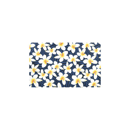 Plumeria Pattern Print Design PM026 Kitchen Mat