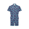 Butterfly Pattern Print Design 011 Men's Romper