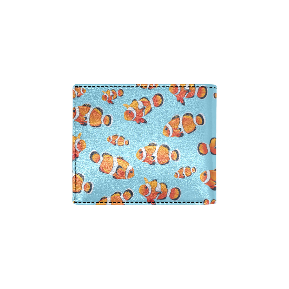 Clownfish Pattern Print Design 01 Men's ID Card Wallet