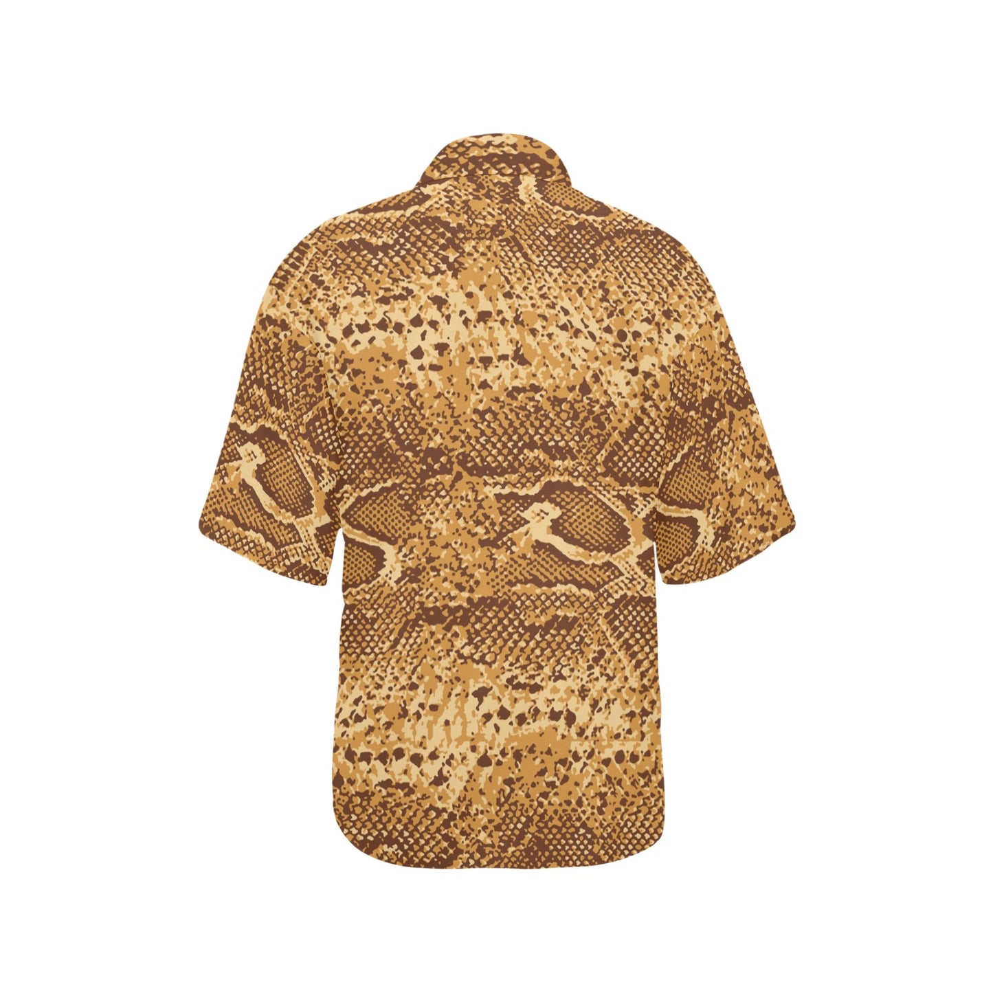 Python Brown Pattern Print Design A03 Women's Hawaiian Shirt