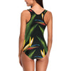 Bird Of Paradise Pattern Print Design BOP012 Women Swimsuit