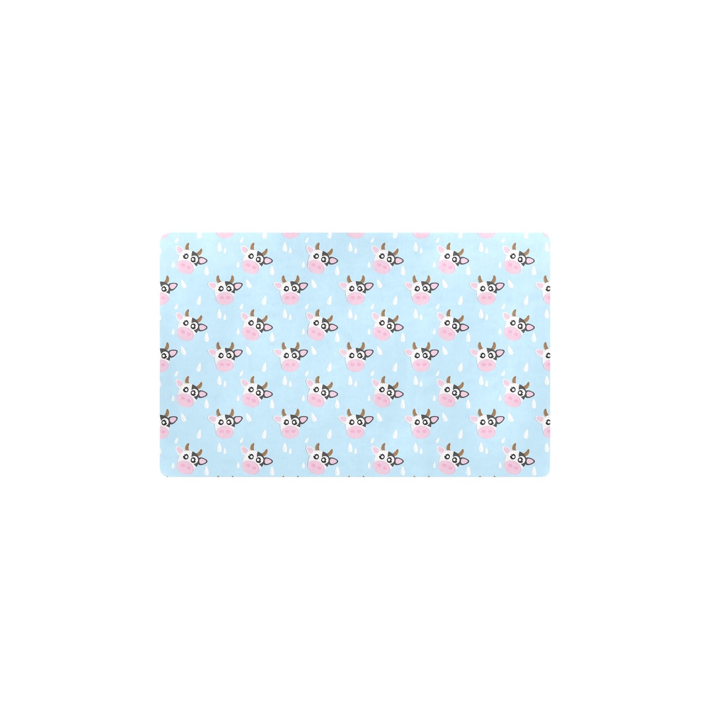 Cow Pattern Print Design 07 Kitchen Mat