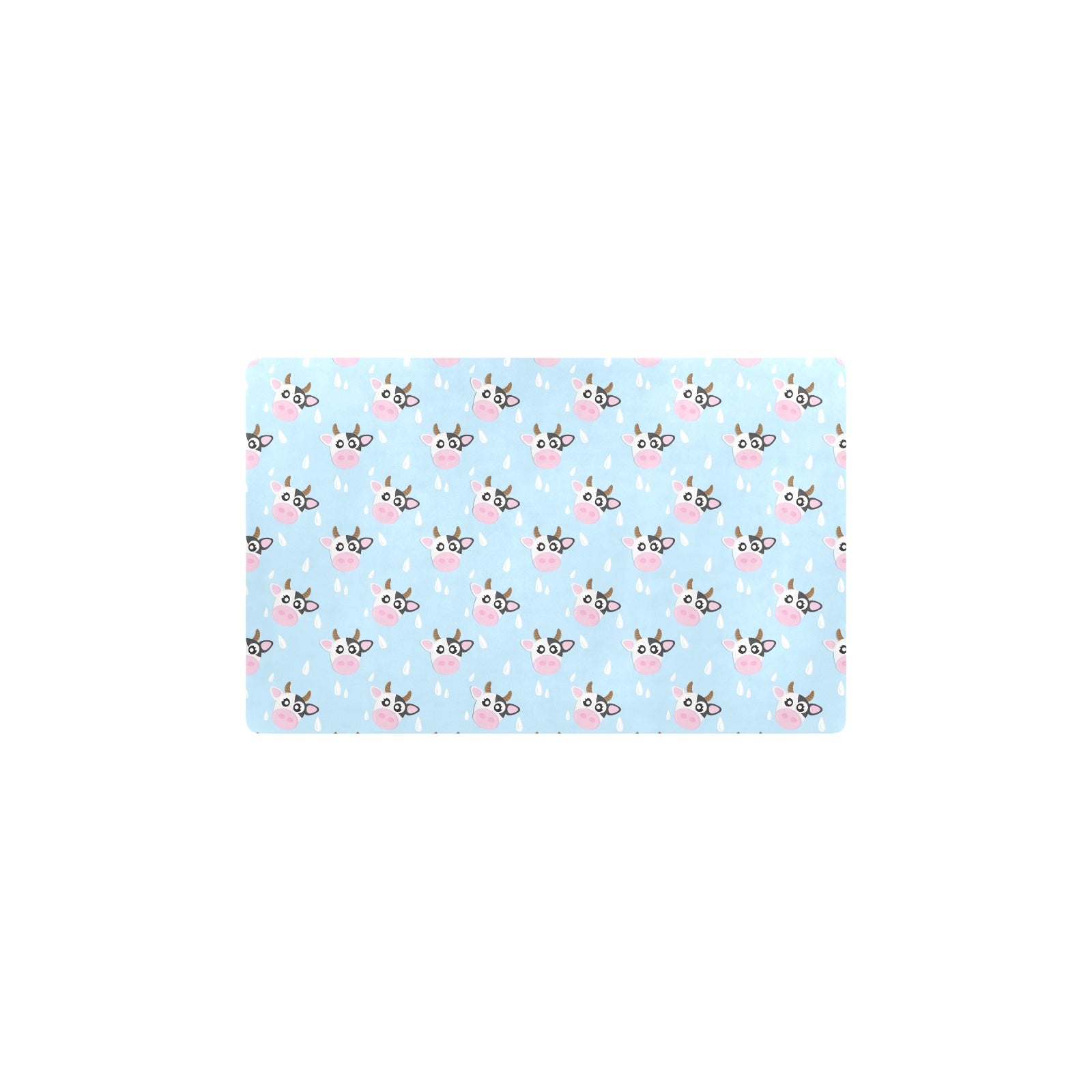 Cow Pattern Print Design 07 Kitchen Mat