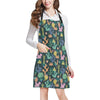 Cactus Pattern Print Design 05 Apron with Pocket