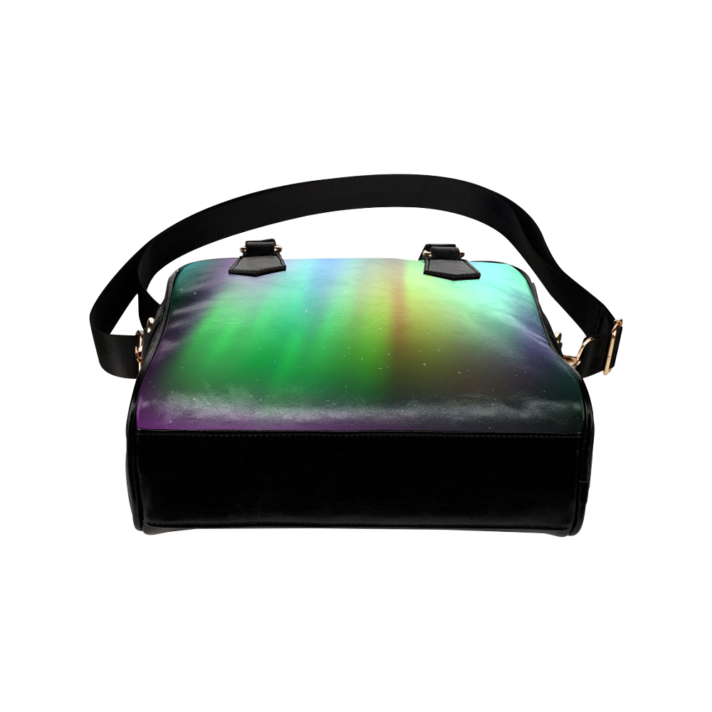 Aurora Borealis Pattern Print Design 03 Shoulder Handbag