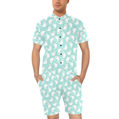 Sea Lion Print Design LKS401 Men's Romper