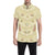 Beach with Seashell Theme Men's Short Sleeve Button Up Shirt