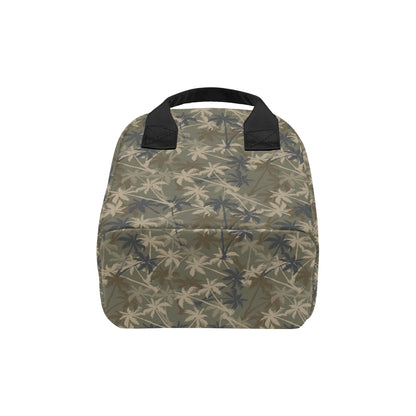 Palm Tree camouflage Insulated Lunch Bag