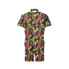 Bird Of Paradise Pattern Print Design BOP016 Men's Romper