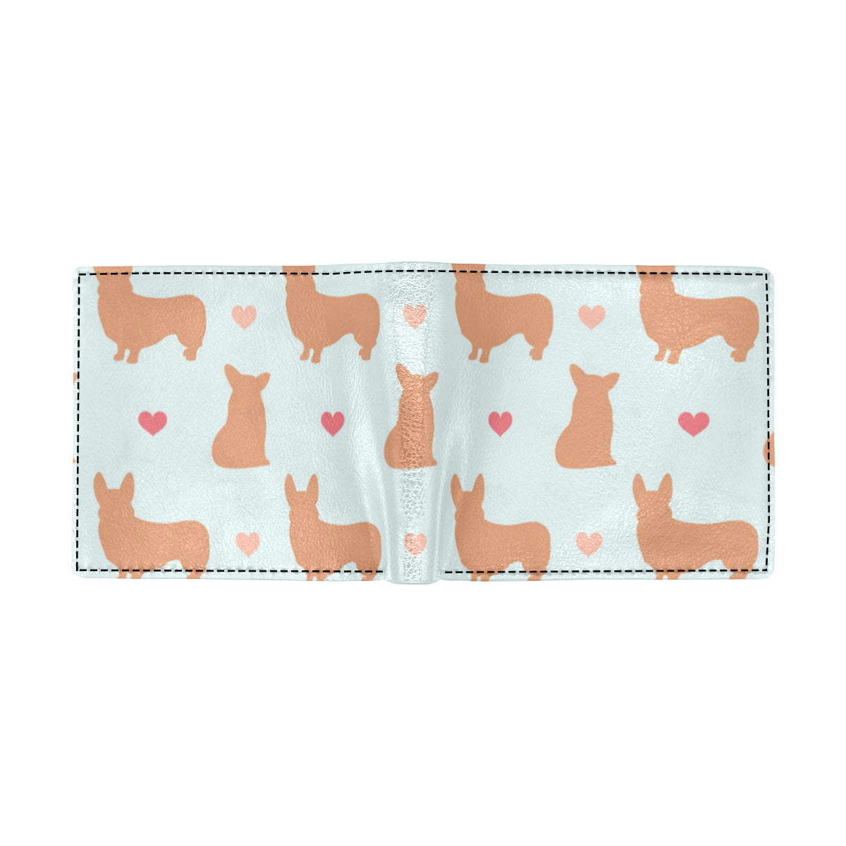 Pembroke Welsh Corgis Pattern Print Design A01 Men's ID Card Wallet