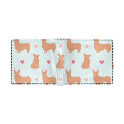 Pembroke Welsh Corgis Pattern Print Design A01 Men's ID Card Wallet