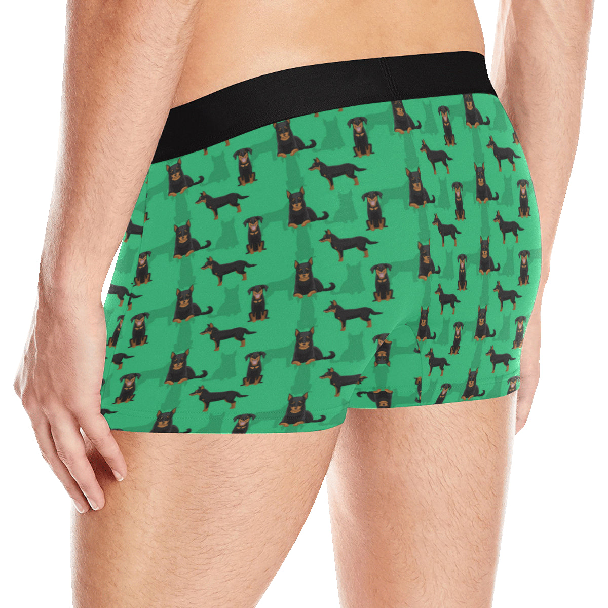 Beauceron Pattern Print Design 01 Men's Boxer Briefs