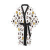 Cow Pattern Print Design 06 Women's Short Kimono