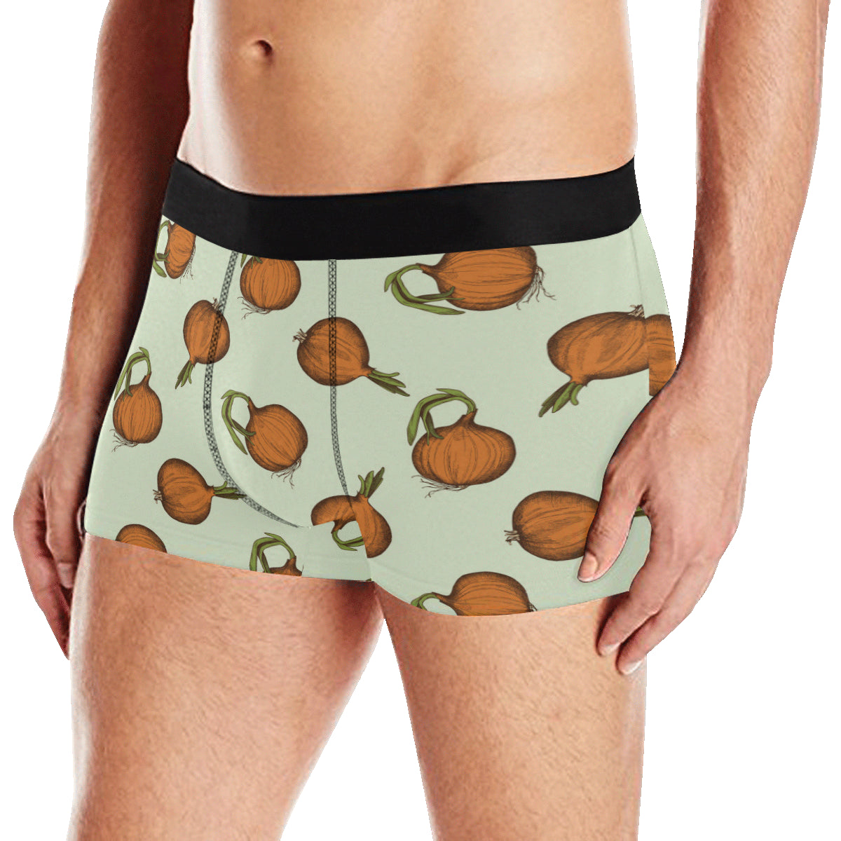 Onion Pattern Print Design A05 Men's Boxer Briefs