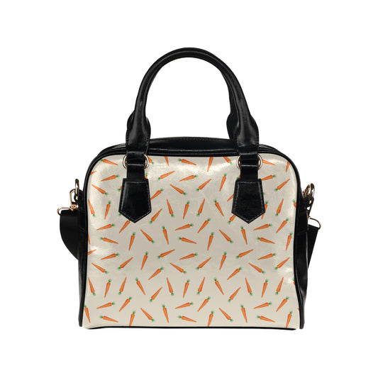 Carrot Pattern Print Design 07 Shoulder Handbag
