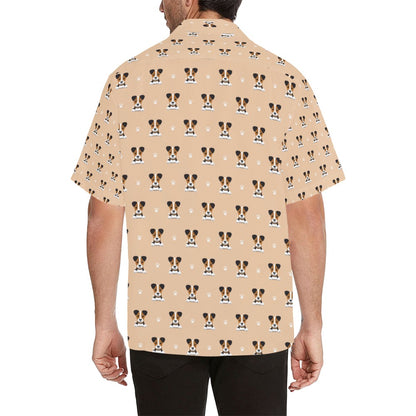 Russell Terriers Print Design LKS3011 Men's Hawaiian Shirt