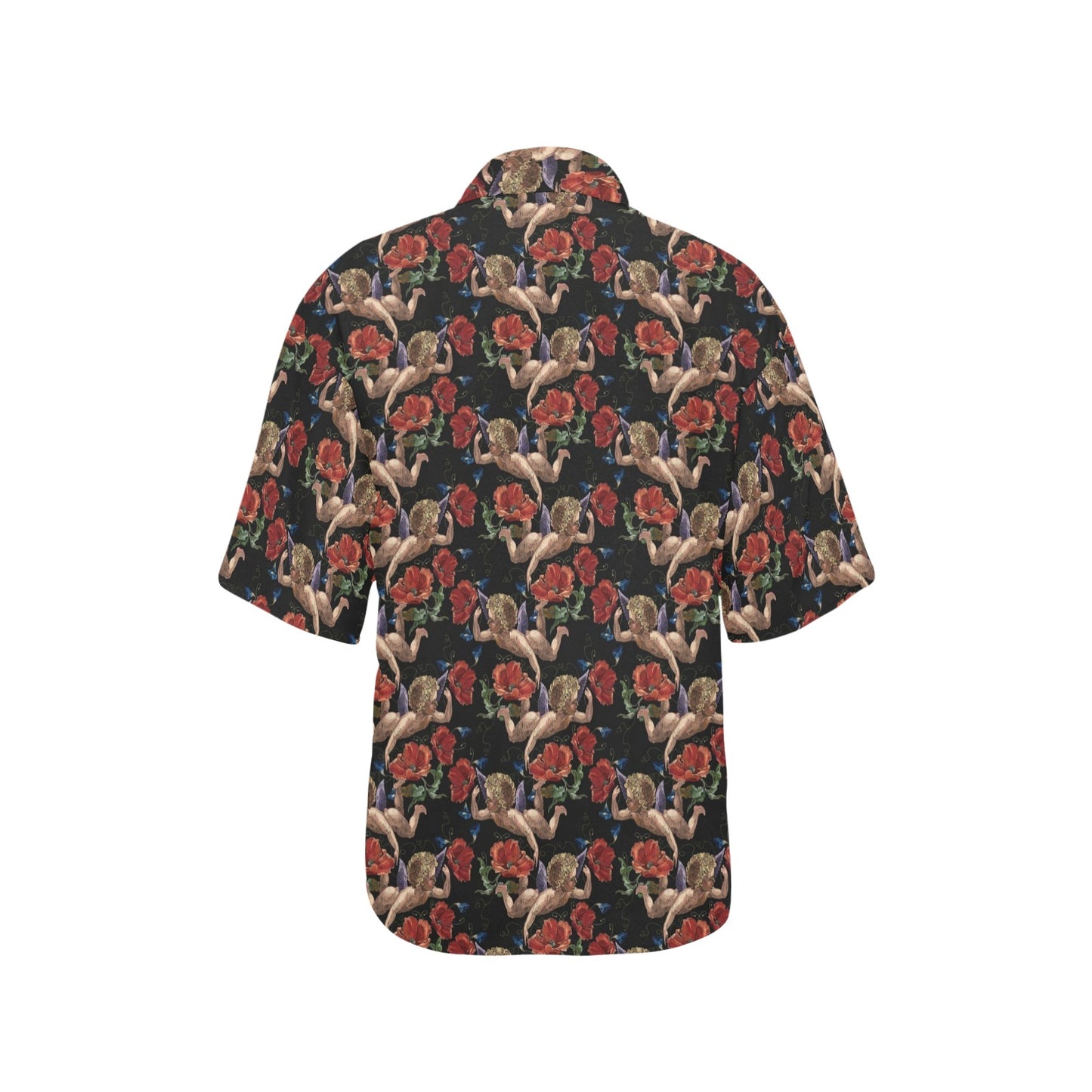 Cupid Pattern Print Design 05 Women's Hawaiian Shirt