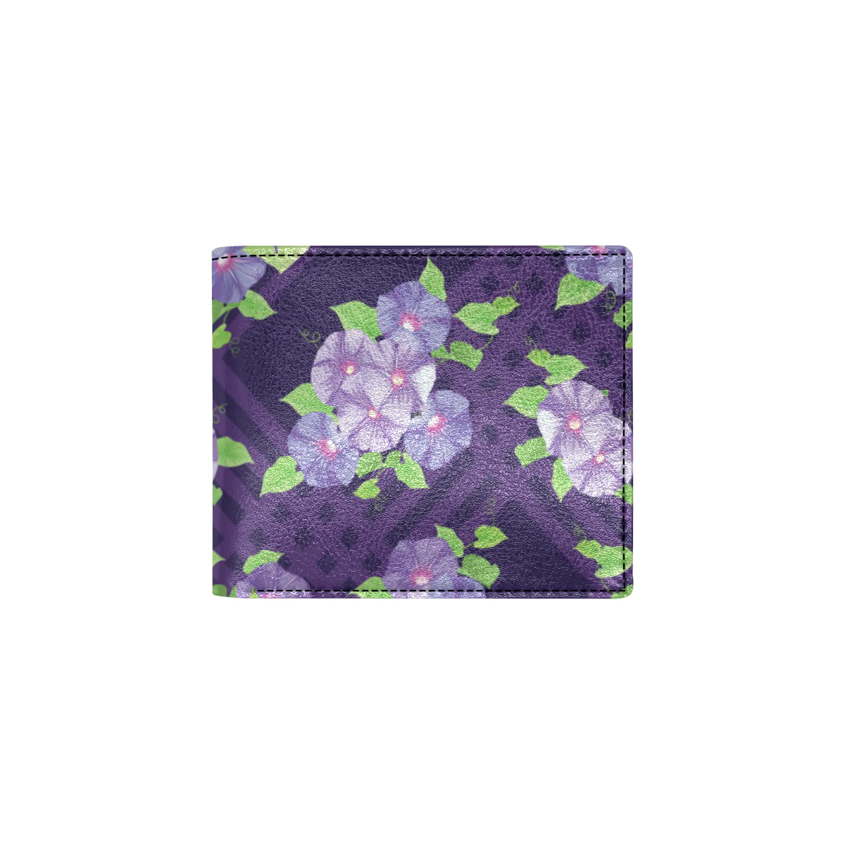 Morning Glory Pattern Print Design MG03 Men's ID Card Wallet