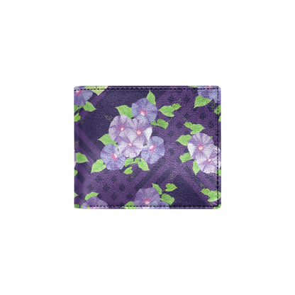 Morning Glory Pattern Print Design MG03 Men's ID Card Wallet