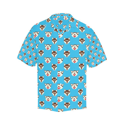 Siberian Huskies Print Design LKS306 Men's Hawaiian Shirt