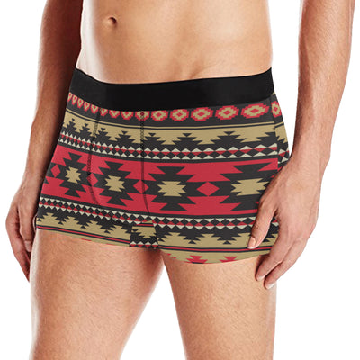 Navajo Pattern Print Design A04 Men's Boxer Briefs