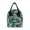 Tropical Palm Leaves Hawaiian Flower Insulated Lunch Bag