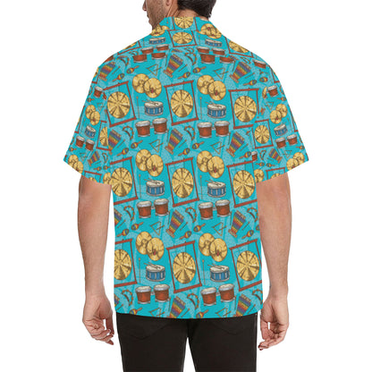 Percussion Pattern Print Design 03 Men's Hawaiian Shirt
