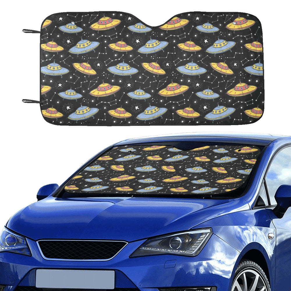 UFO Print Design LKS307 Car front Windshield Sun Shade