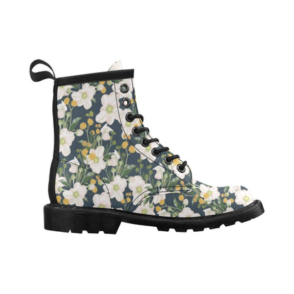 Anemone Pattern Print Design AM04 Women's Boots