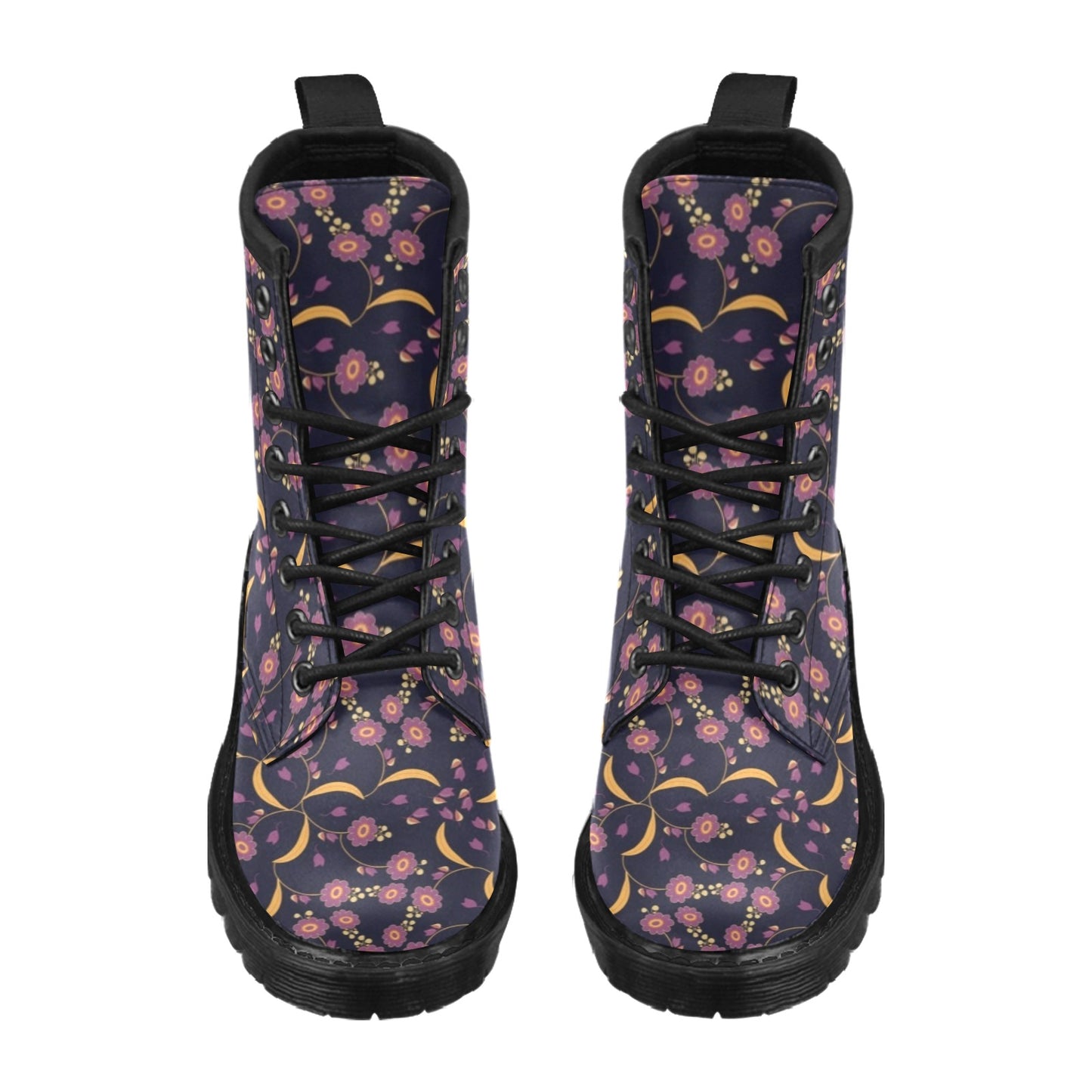 Anemone Pattern Print Design AM012 Women's Boots
