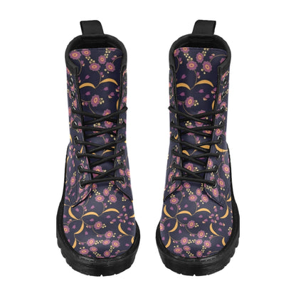 Anemone Pattern Print Design AM012 Women's Boots