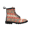 Aztec Red Print Pattern Women's Boots