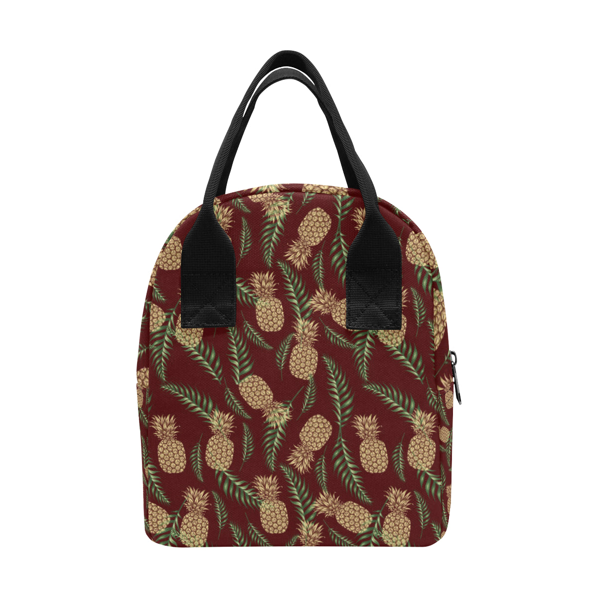 Pineapple Pattern Print Design PP013 Insulated Lunch Bag