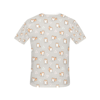 Shiba Inu Print Design LKS307 Women's  T-shirt