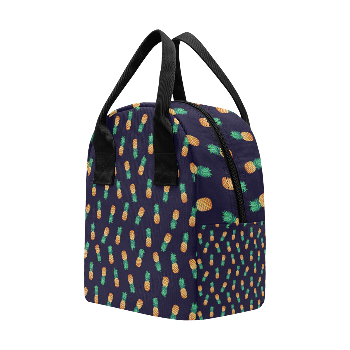 Pineapple Pattern Insulated Lunch Bag