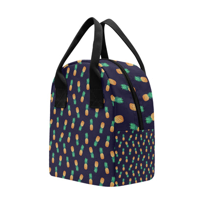 Pineapple Pattern Insulated Lunch Bag