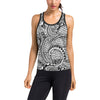 Polynesian Tribal Pattern Women's Racerback Tank Top