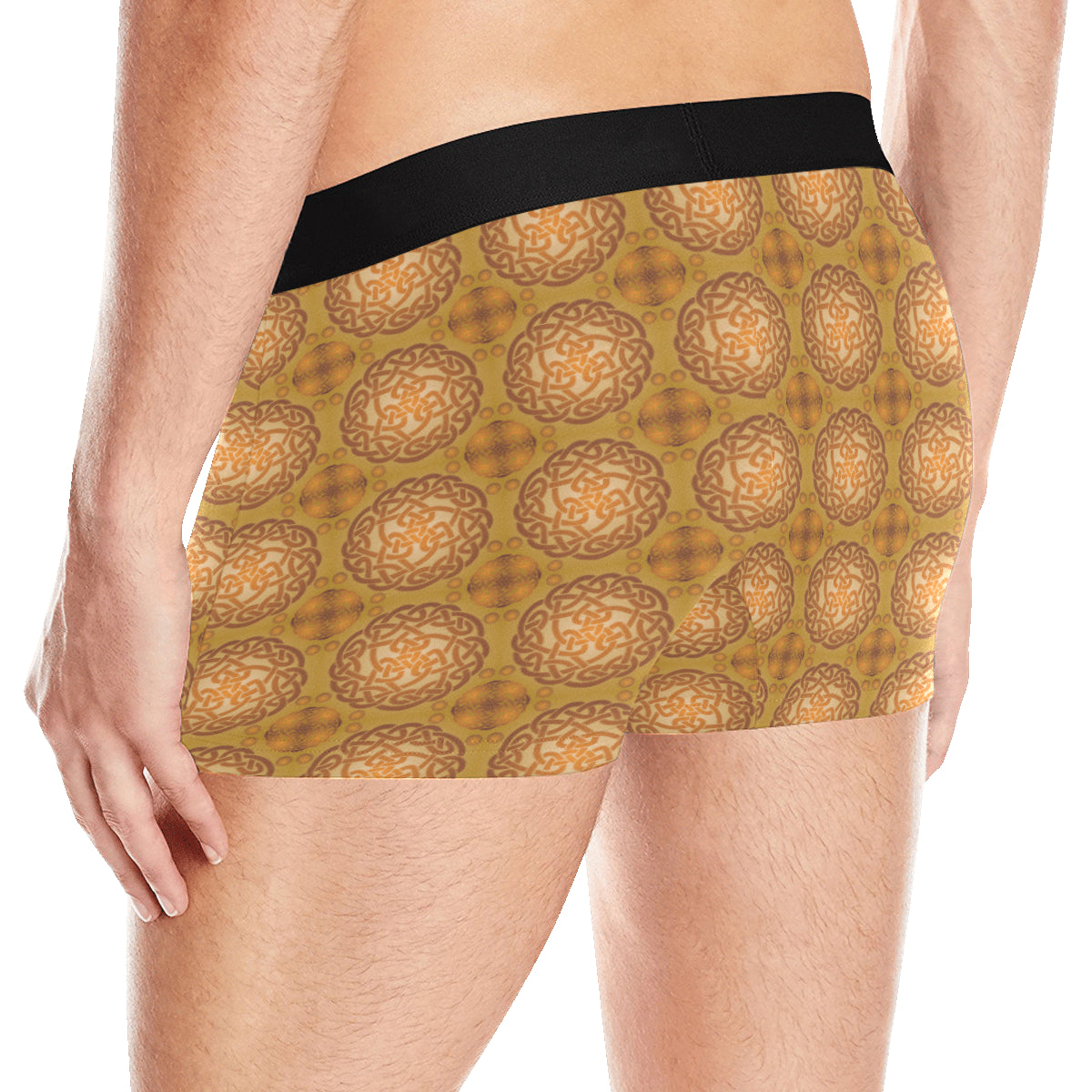 Celtic Pattern Print Design 01 Men's Boxer Briefs