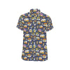 Camper Pattern Print Design 04 Men's Short Sleeve Button Up Shirt