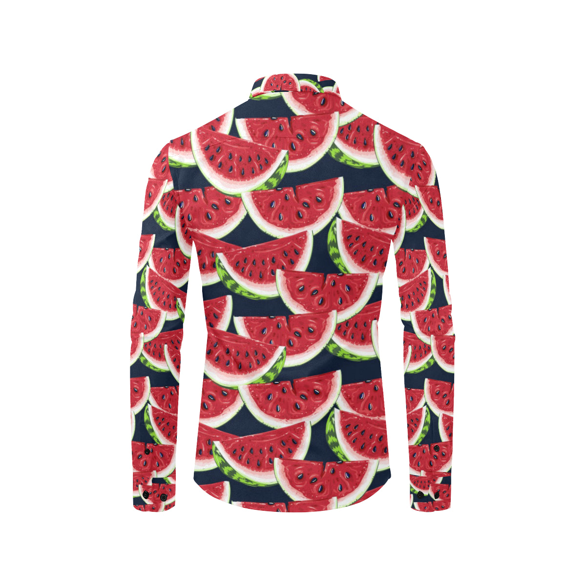 Watermelon Pattern Print Design WM011 Men's Long Sleeve Shirt
