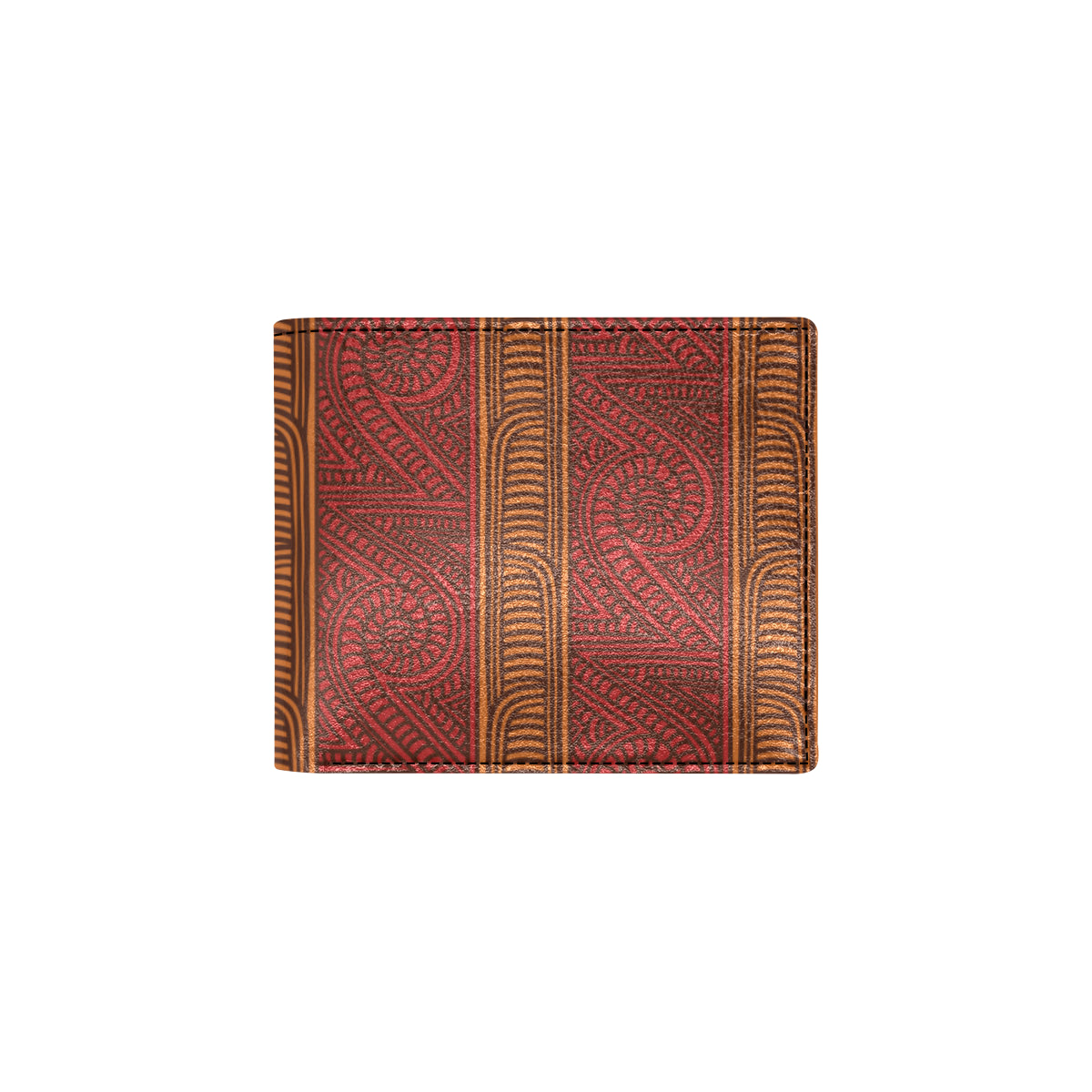 Maori Pattern Print Design 05 Men's ID Card Wallet
