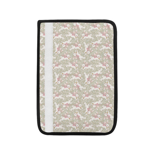 Bunny Pattern Print Design 06 Car Seat Belt Cover