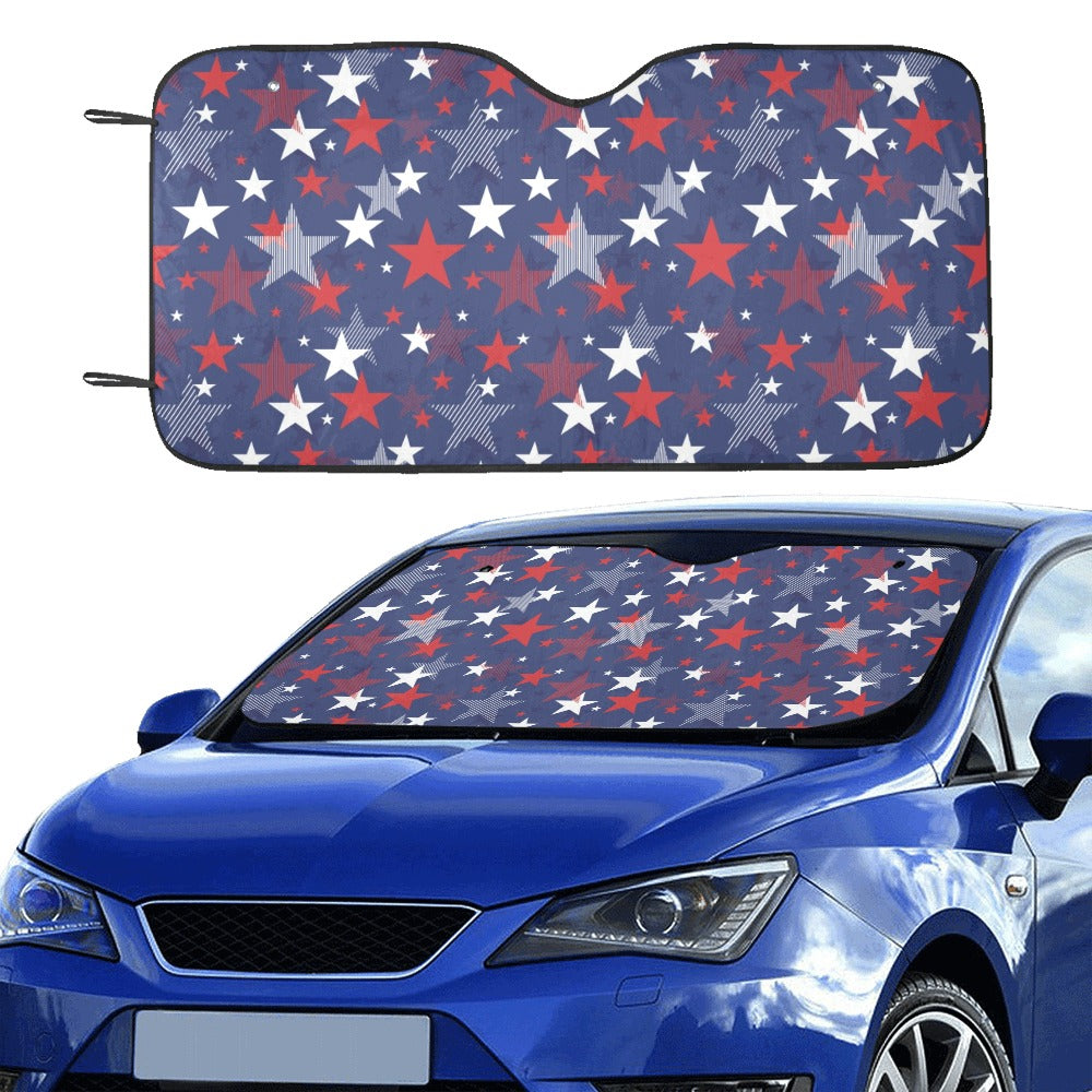 Star Print Design LKS304 Car front Windshield Sun Shade