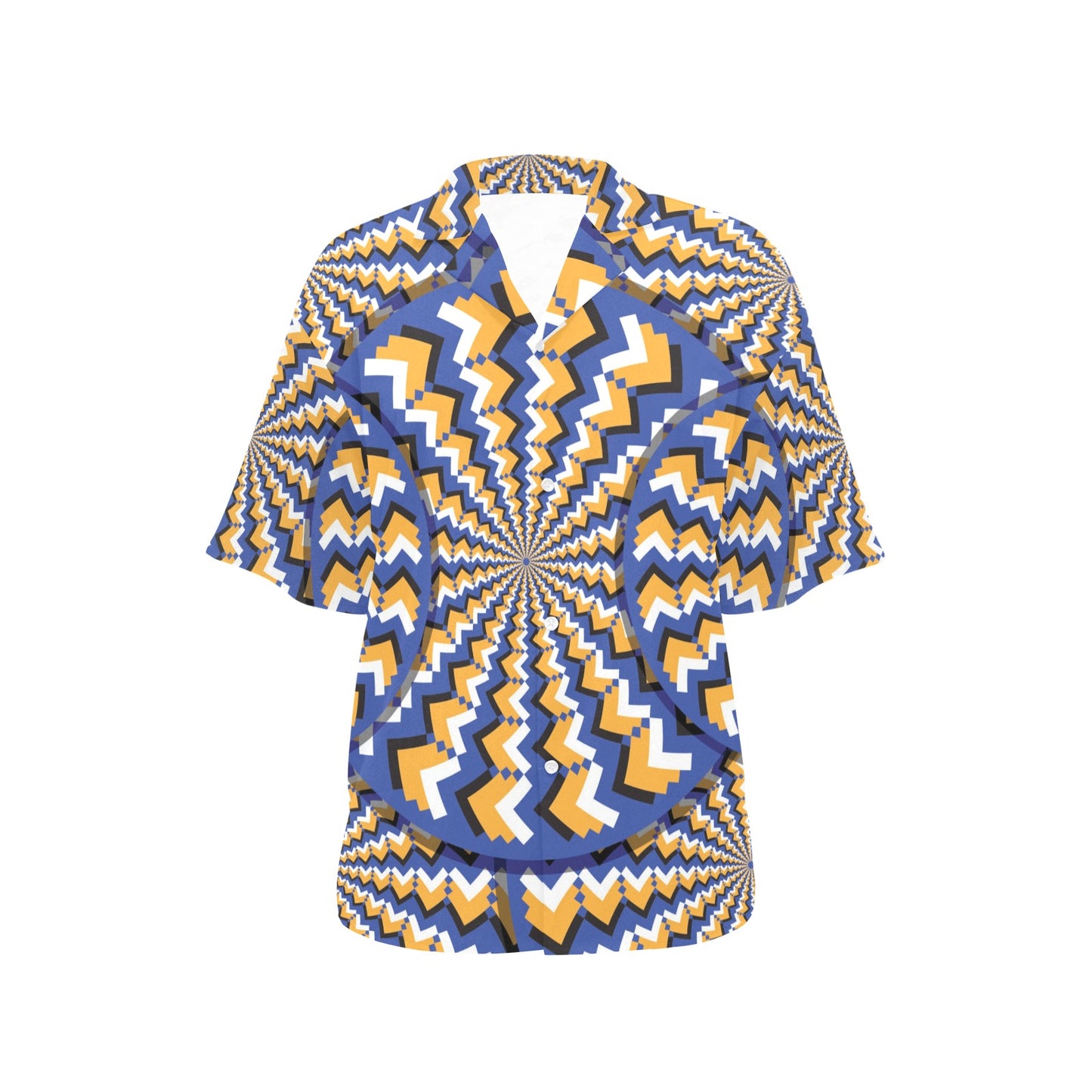 Optical illusion Pattern Print Design A01 Women's Hawaiian Shirt