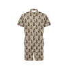 Christian Pattern Print Design 04 Men's Romper